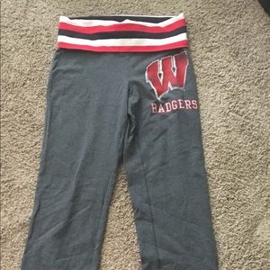 Wide bottom yoga pants